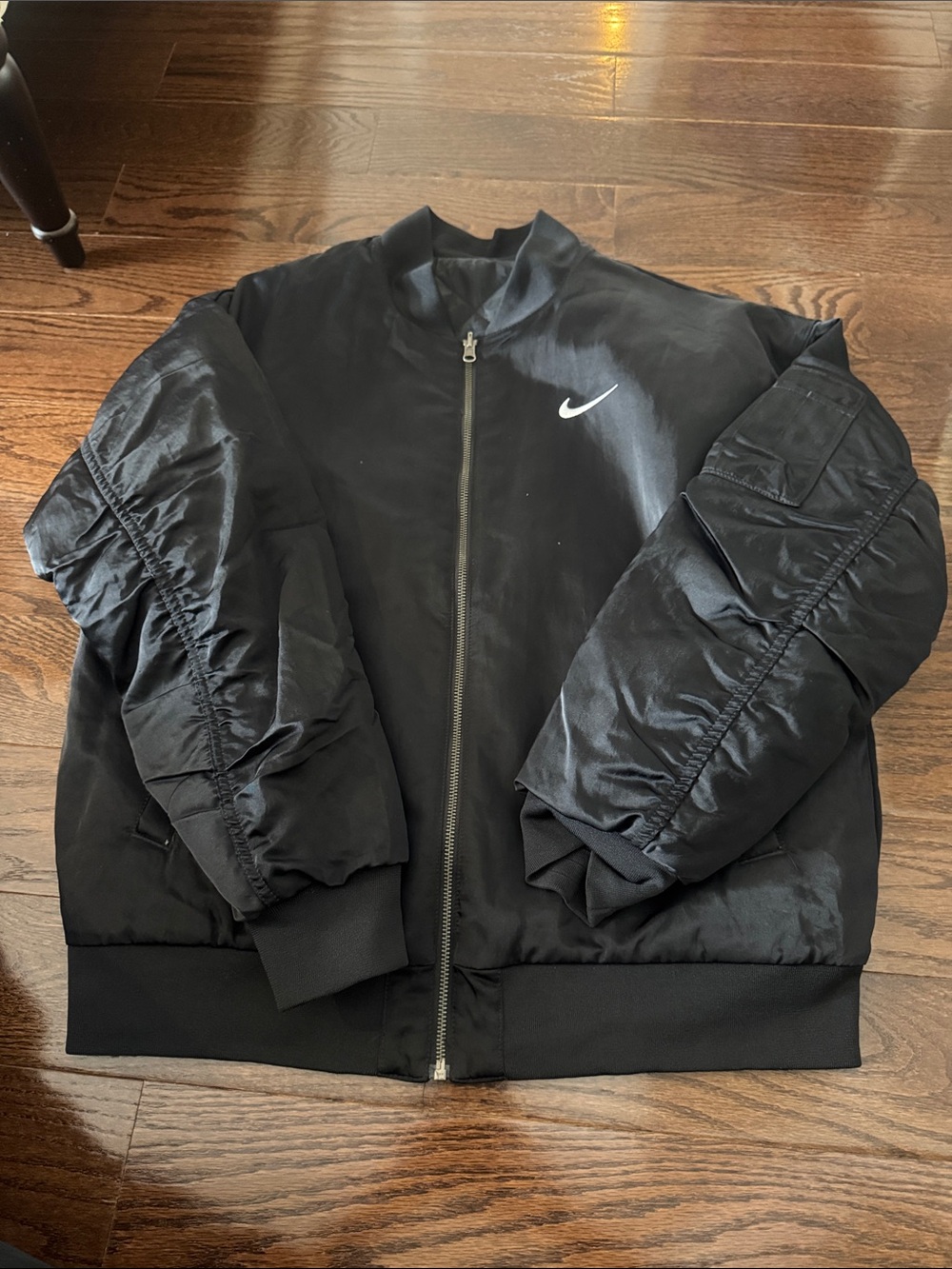 Nike Black reversible bomber Jacket womens